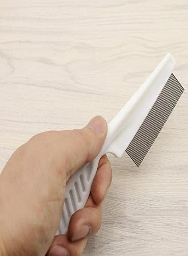 KittuPet Flea Comb Pet Cat Dog Lice Comb Nit Remover Grooming Brush Tools to Treatment & Remove Fleas, Mites, Ticks, Dandruff Flakes - Stainless Steel Fine Teeth (Color May Vary) - Image 5